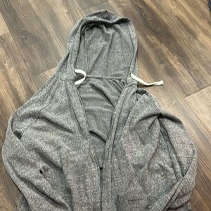 light grey zip up